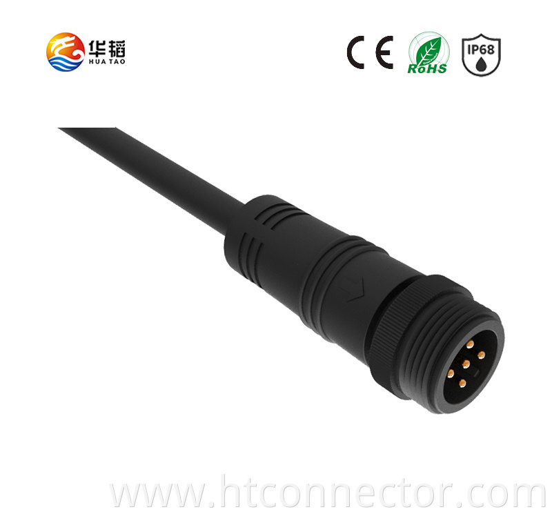 Waterproof ip67 connector